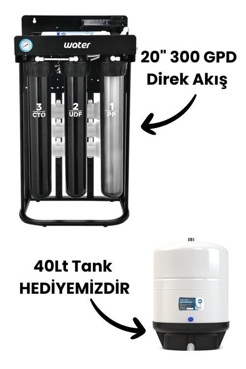 20" 300 Gpd Direk Akış Su Arıtma Cihazı / Tank Hediyemizdir