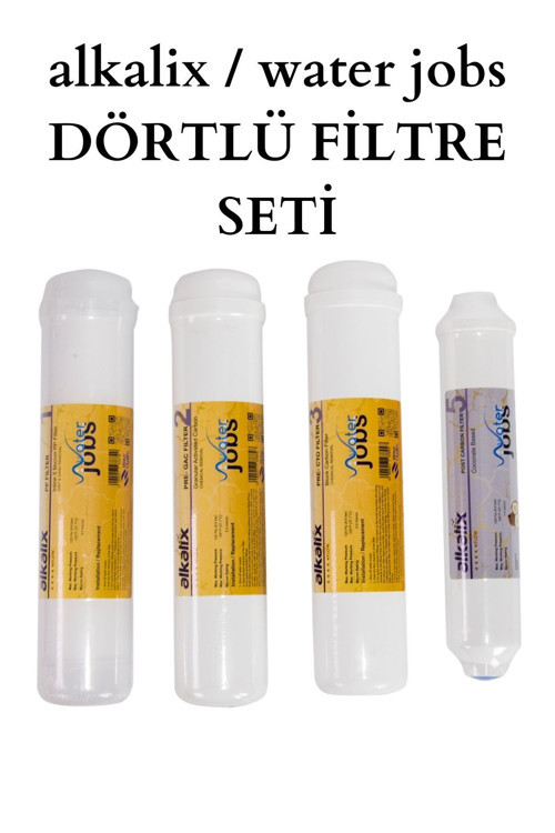 Water Jobs Su Arıtma Dörtlü Filtre Seti