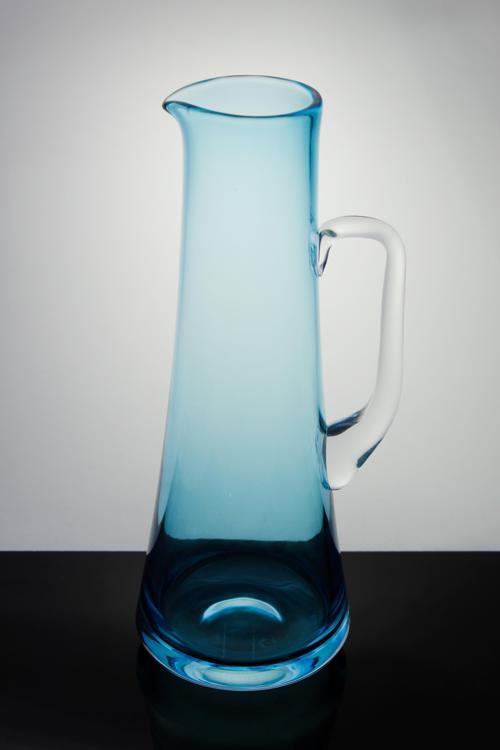 El İmalatı 1100 cc Kristal Turkuaz Büyük Boy Sürahi 1 Adet 13774