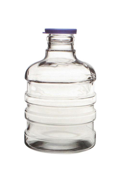 Denizli Cam El İmalatı 2 Lt Cam Damacana 33035-1 Silikon Kapak