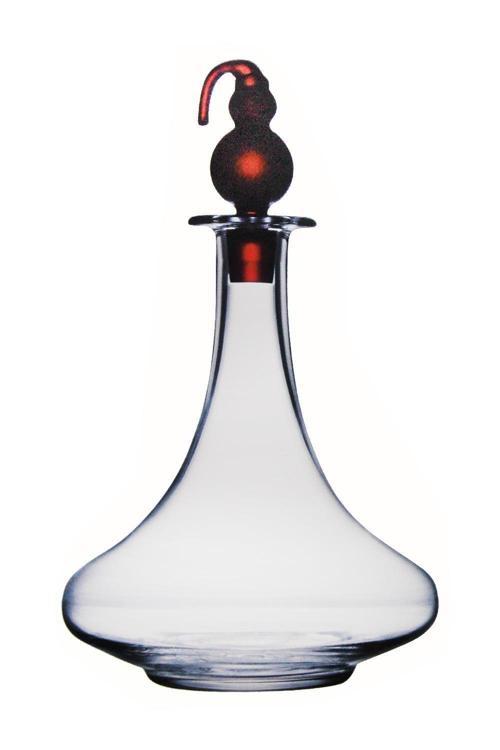 Kristal Kırmızı Kapaklı 1000 cc Karaf 92532