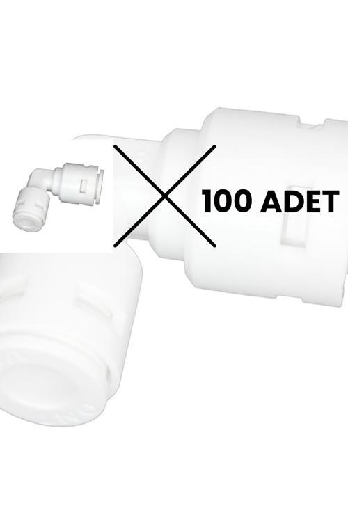 Su Arıtma Cihazı Filtre Dirseği / Quick - Quick Bağlantı / 100 Adet
