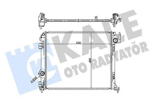 RADYATÖR NISSAN QASHQAI 2 J11 1.5 DCI 2013-KADRAJ 1.6 DCI 2015 AL/BRZ 214104EA0A 214104EA1A 214107399R