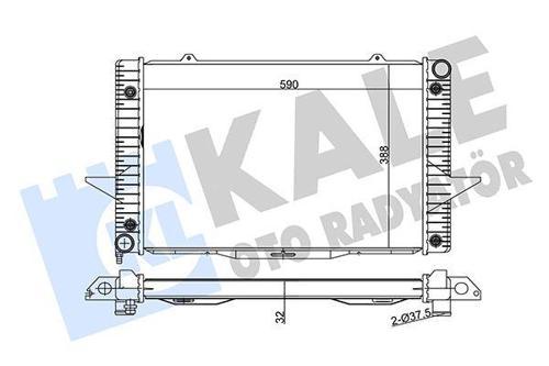 RADYATÖR TURBOLU VOLVO C70 1 570 1 1998-2005 S70 1997-2000 XC70 1997-2002 850 1993-1997 590-388-32 6842768 8602562 8603770 8601001