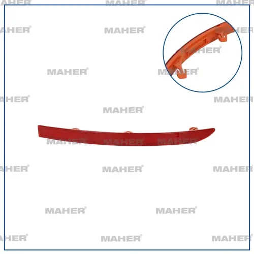 REFLEKTOR TAMPON TIGUAN 2008-2016 ARKA SAG 5N0945106