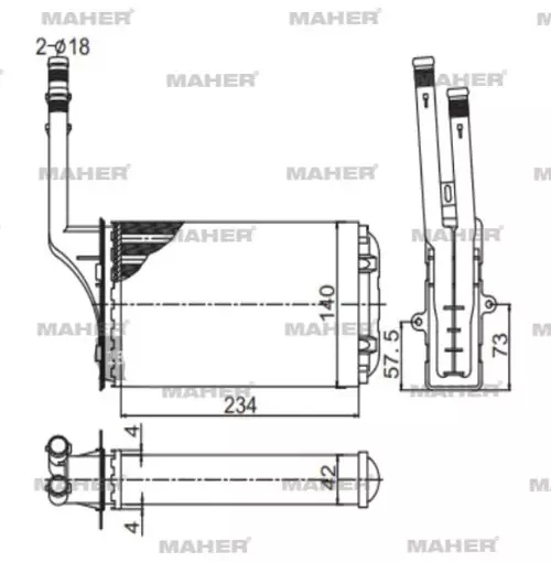 RADYATÖR KALORİFER 106 1 1991-1996 MEKANİK 644872