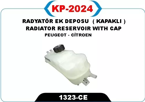 RADYATÖR EK DEPOSU KAPAKLI PEUGEOT - CİTROEN 1323CE