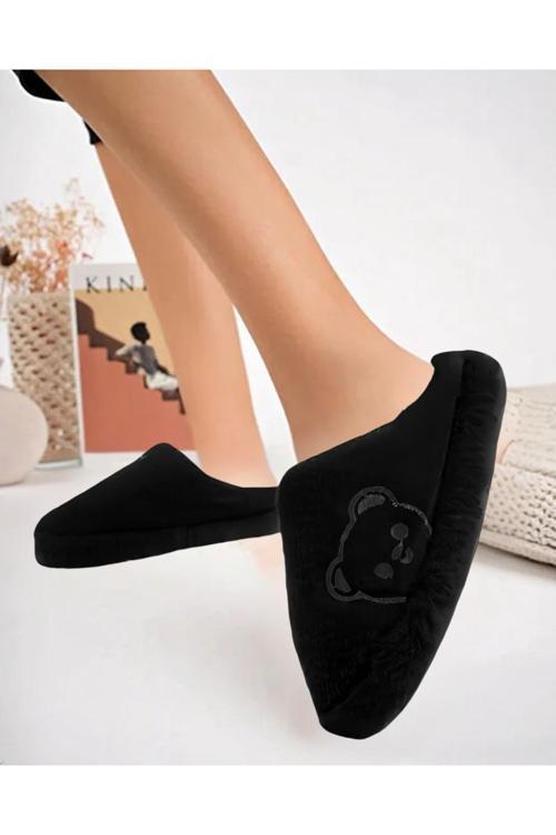 Ayıcık Nakışlı Ev Terliği