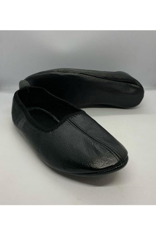 Hakiki Deri Hac Umre Tavaf Patiği Ve Ev Ayakkabısı