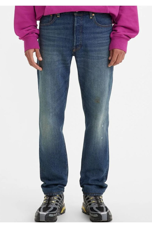 501® '54 Erkek Yırtık ve Leke Detaylı Jean Pantolon