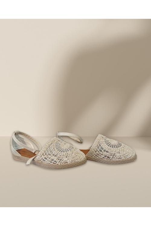 Termo Taban Örgü Kadın Sandalet (Ortopedik Tabanlık Bulunur)