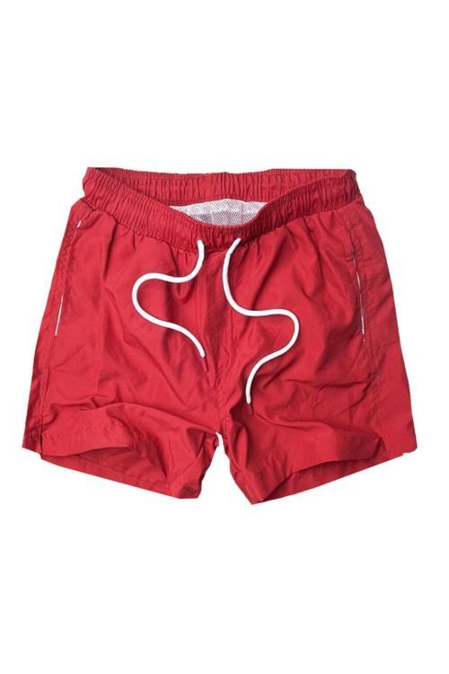 Slim Fit Su Itici Nano Kumaş Fileli Deniz Şortu