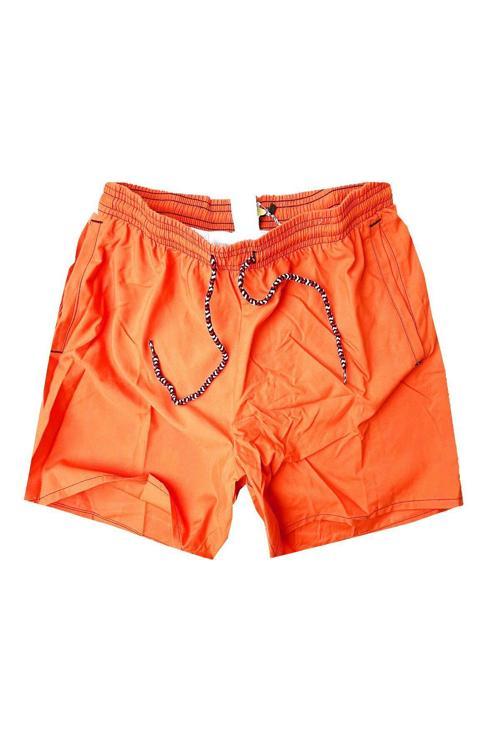 Slim Fit Su Itici Nano Kumaş Fileli Deniz Şortu