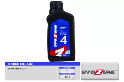 HİDROLİK FREN YAĞI DOT-4 7711218589 6001999511 7711172381 (24 ADET)