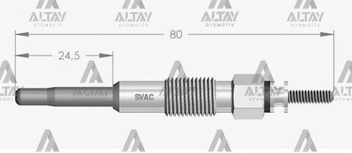KIZDIRMA BUJİSİ (ISITMA) DUCATO 2.8D / IVECO DAILY / CITROEN JUMPER 2.8 HDI 115. 500316493 (10 ADET)