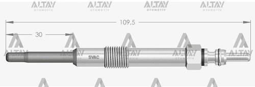 KIZDIRMA BUJİSİ (ISITMA) BRAVO 2 1.9 JTD / DOBLO 1.9 D / DOBLO 1.9 JTD / GRANDE PUNTO 1.9 D / STILO 1.9 D / ALFA 147 1.9 JTD / ALFA 159 1.9 JTDM 115 55200817 (10 ADET)