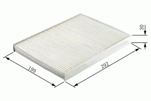 POLEN FİLTRESİ DİKDÖRTGEN ASTRA G 1998-2004 - ASTRA H 2004-2014 -ZAFIRA A 1998-2010 1.4-1.6-1.8-2.0T-165 1808610 6808606 90520689 13175553