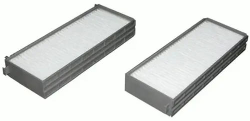 POLEN FİLTRESİ HYUNDAI SONATA 2.0L G4JP 2001-2004 / SANTA FE 2.0L DIZEL 2.0L 2.4L 2.7L BENZINLI 2001-2006 PLASTİK ÇERÇEVELİ - ÇİFTLİ 976193D000 976193D100 976193D200