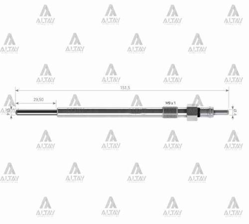 KIZDIRMA BUJİSİ (ISITMA) STILO / BRAVO / CHROMA 1.9 JTD / OPEL VECTRA / ASTRA / SIGNUM 1.9 JTD 115. 46792355 (10 ADET)