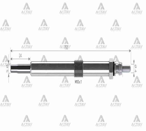 KIZDIRMA BUJİSİ (ISITMA) MASTER / TRAFFIC 2.2 - 2.5 DCI / OPEL MOVANO 2.2 DCI 115. 8200012099 (10 ADET)