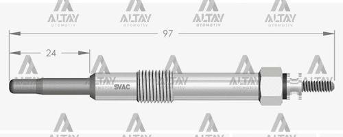 KIZDIRMA BUJİSİ (ISITMA) BRAVA 1.9 JTD / MAREA 1.9 JTD- 2.4 JTD / L-300 2.5 D-2.5 TD / ALFA 145 1.9 JTD / ALFA 156 2.4 JTD / ALFA 166 2.4 JTD 115 71734087 (10 ADET)