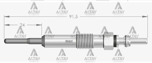 KIZDIRMA BUJİSİ (ISITMA) MEGANE 3 1.9 DCI / MEGANE CC 1.9 DCI / SCENIC 3 1.9 DCI / GRAND SCENIC 3 1.9 DCI / GRAND VITARA 1.9 DDIS 4,45 8200794920 (10 ADET)