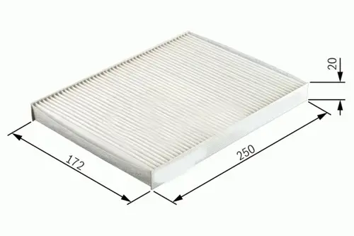 POLEN FİLTRESİ HYUNDAI İ30 2008 KIA CEE D CU2631 971331H000