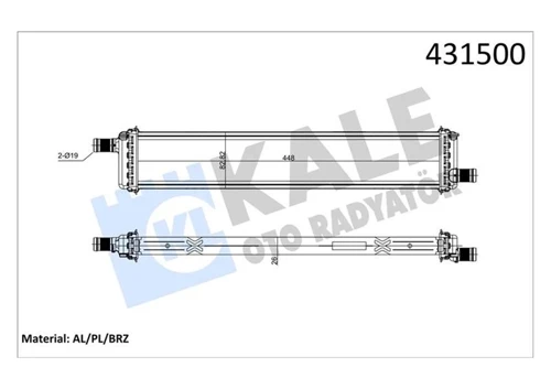RADYATÖR CAPTUR-CLIO 5 LT 1.5DCI AL/BRZ 44810831026 214108020R