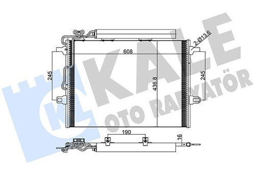 KLIMA RADYATORU MERCEDES W211 S211 C219 KURUTUCULU A2115001154