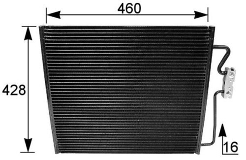 KLIMA RADYATORU BMW M51 M60 M62 M73 E38 1995-2001 64538373924