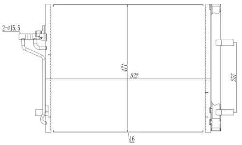 KLIMA RADYATORU FOCUS 3 2011-2017 1.6 ECOBOOST C-MAX 2 2011 1.6 ECOBOOST -2.0 TDCI 856119710FA 1693590 2002808