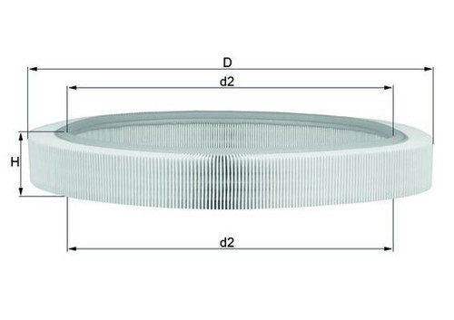 HAVA FILTRESI MERCEDES M102 W201 W124 S124 C124 A0030943804