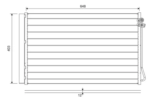 KLIMA RADYATORU MERCEDES W447 B907 B910 A4478350070