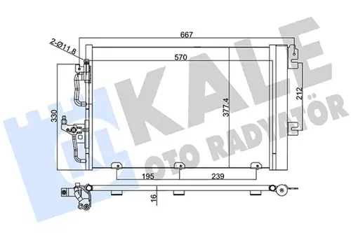 KLİMA RADYATÖRÜ ASTRA H-ZAFIRA B 1.4-1.6-1.8 Z14XEL-Z14XEP-Z16XEP-Z16XER-A16XER-Z18XE-Z18XER-A18XER 93178958 1850096