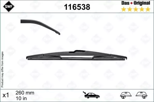 SILECEK SUPURGESI ARKA 260MM MERCEDES B-CLASS W246 2011-2018 . RENAULT CAPTUR 2020 SWF A2468201045 287903260R
