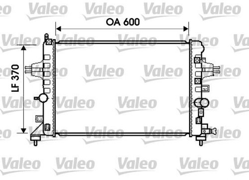 RADYATÖR ASTRA H- ZAFIRA 1.6-1.8 AC KLİMASIZ MEK 600X368X18 13170110 1300266 13145211