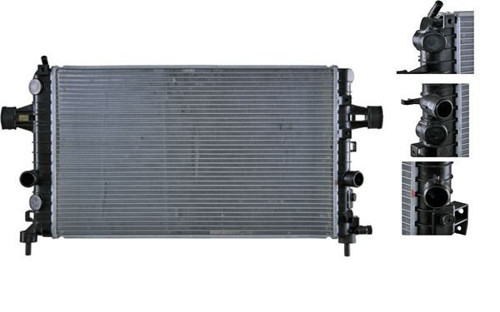 RADYATÖR ASTRA H- ZAFIRA 1.6-1.8 AC KLİMASIZ MEK 600X368X18 13170110 1300266 13145211