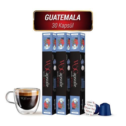 apsule Guatemala Nespresso Uyumlu Kapsül Kahve 30'lu Avantaj Paketi