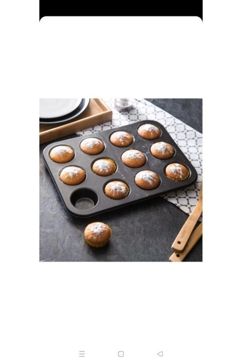 Süper Enfa 12 li muffin kek kalıbı