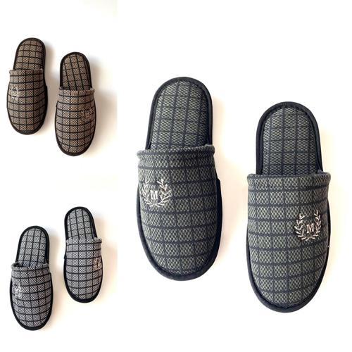 3'lü Erkek Kışlık Ev Terlik Ev Terliği Çeyiz Terliği Erkek Misafir Terliği