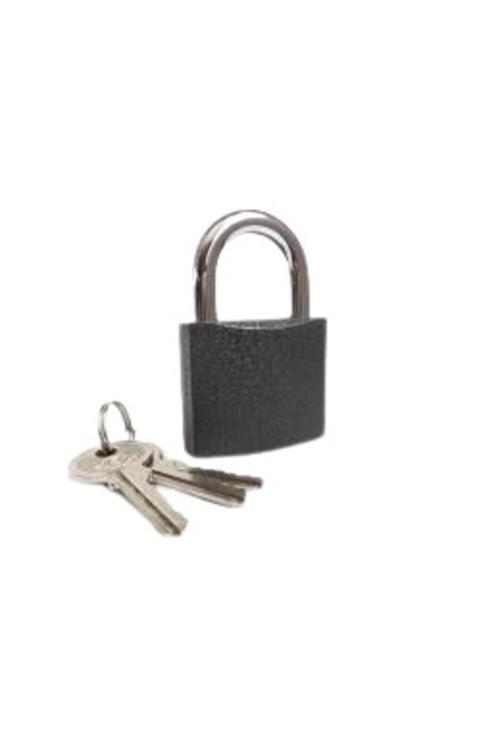 Homatrade  6 Adet Tudor Asma Kilit Gri Kısa 38Mm Bx6| Yılbaşı