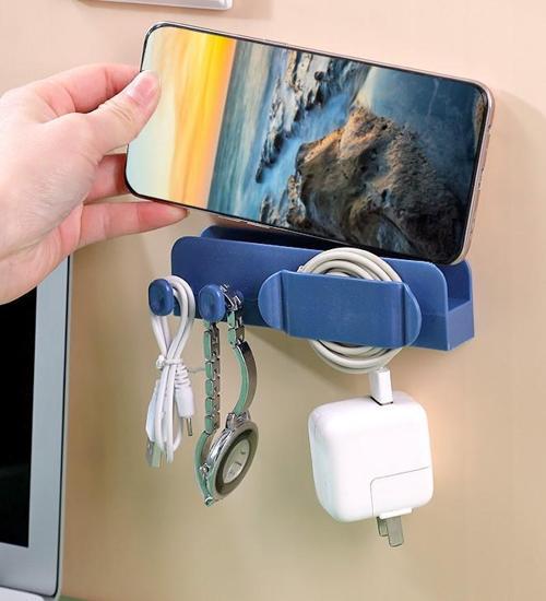 Pratik Kablo Düzenleyici ve Telefon Şarj Standı (5060)