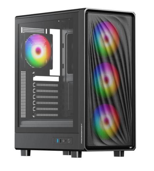 PB-A5065B 600W 80+ Bronze Siyah Mesh Panel Full Tower E-ATX Kasa