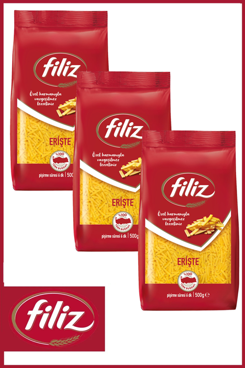 Erişte Makarna 500 Gr x 3 Adet
