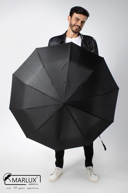 Rüzgarda Kırılmayan Ekstra Güçlü Ekstra Dayanıklı Tam Otomatik Şemsiye M21MAR801R01