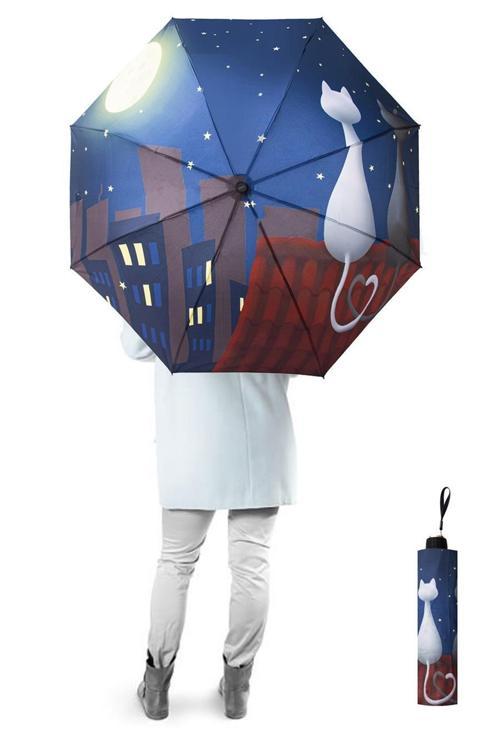 Ay ve Kediler Yarasa Model 8 Telli Rüzgara Dayanıklı Manuel Şemsiye 383R01