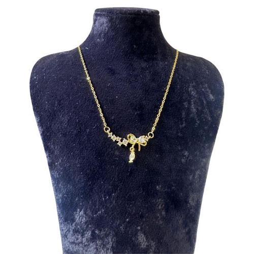 - Melik 9215 1687 Fiyonk Model Taşlı Zarif Kolye