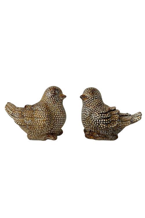 - Okay 5711 1260 Yaldızlı Kuşlar Dekoratif İkili Set Biblo