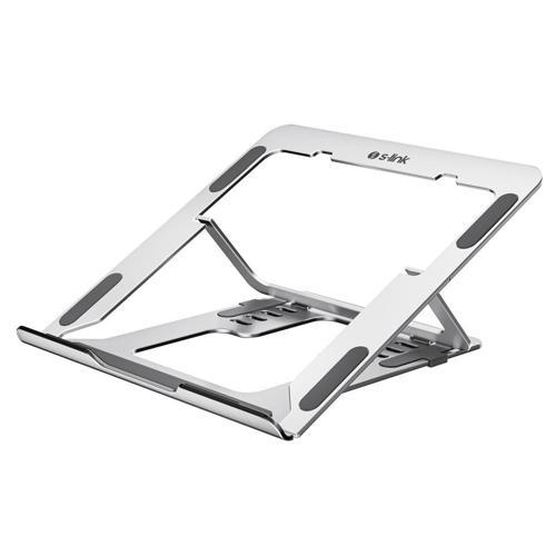 SL-AL11 Gümüş 6 Açılı Katlanabilir Alüminyum Laptop Stand