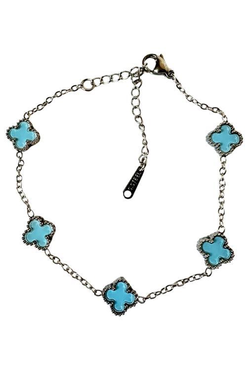 - Melik 9215 Mini Boy Yonca Model Çelik Bileklik